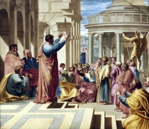 st. paul preaching in athens